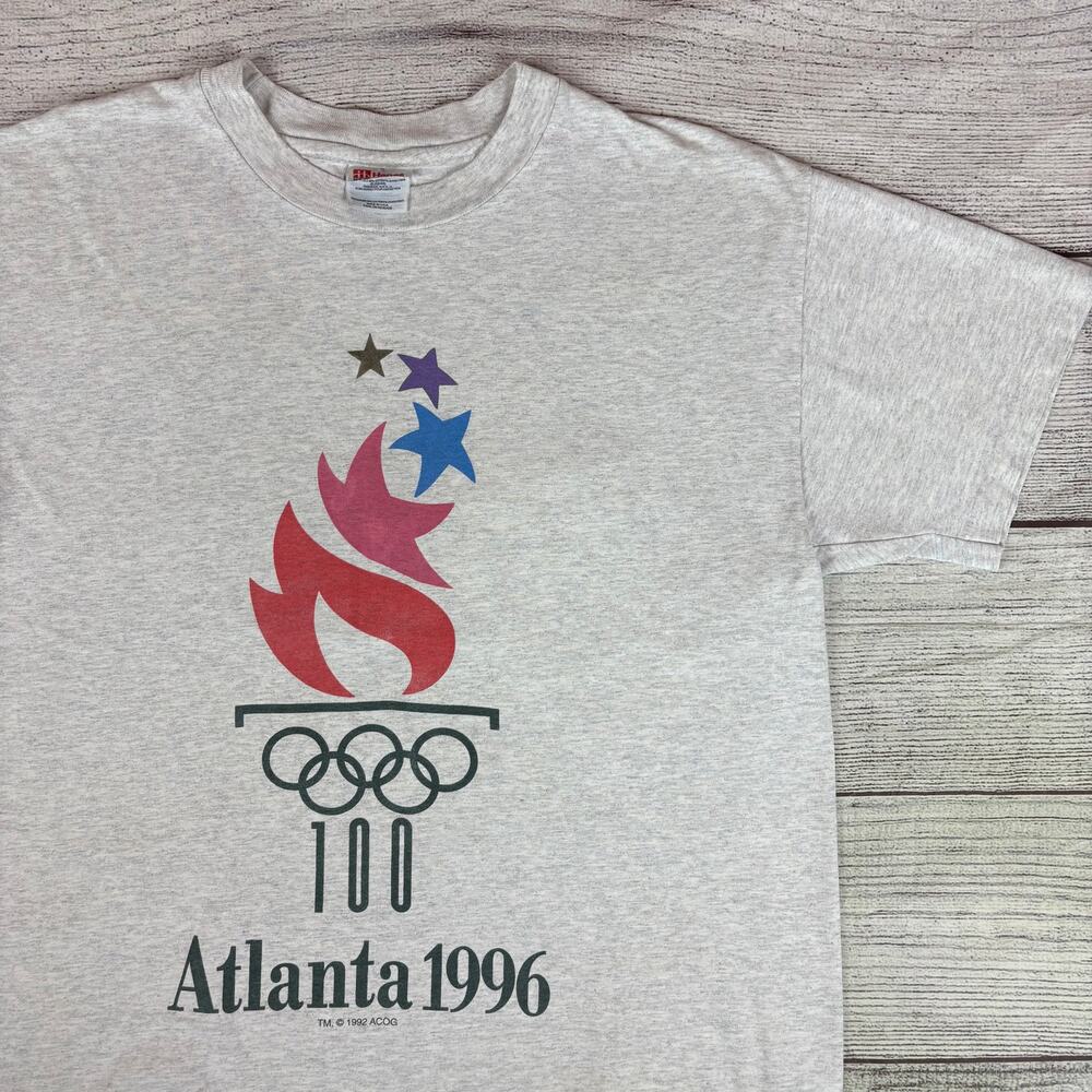 Vintage 1996 Atlanta Olympics 100th Anniversary T-shirt
